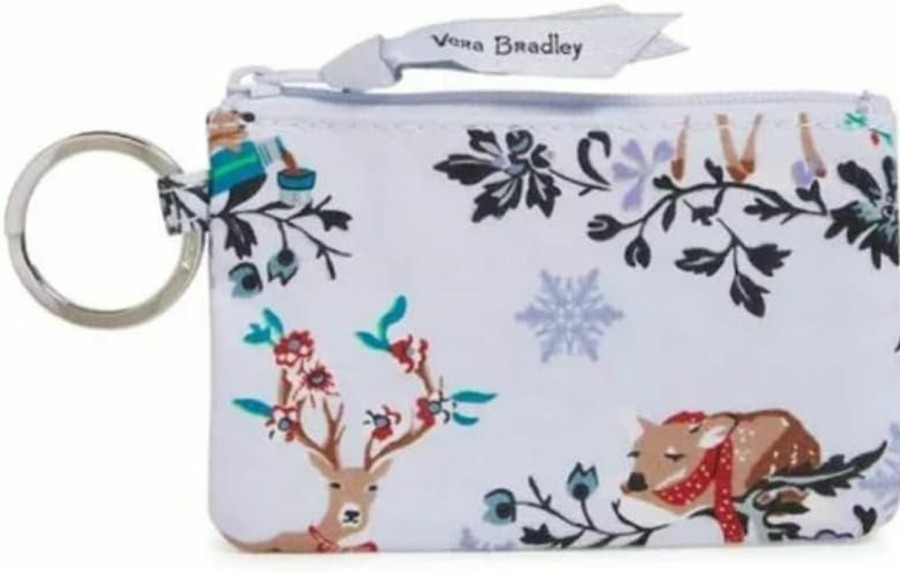 Vera Bradley Vera Bradley Zip Id Case, Merry Mischief Snow Day | Card & ID Cases