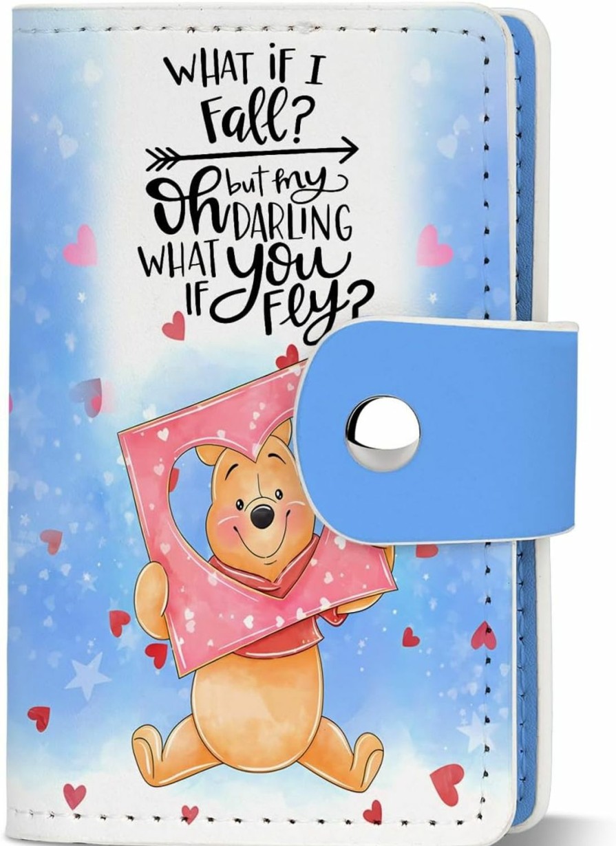 KBVWHW Kbvwhw Cartoon Lover Gift Movie Fans Card Holder Princess Gift Christmas Git For Women (What If I Fall Pooh Ch) | Card & ID Cases