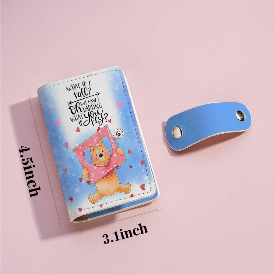 KBVWHW Kbvwhw Cartoon Lover Gift Movie Fans Card Holder Princess Gift Christmas Git For Women (What If I Fall Pooh Ch) | Card & ID Cases