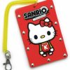 Bandal & Neoul Hello Kitty Hard Card Id Case With Elastic Stretchy Strap - Bus Tag Access Pass Holder - Daily & Travel Japanese Vintage Design Origin | Card & ID Cases