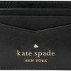 Kate Spade New York Kate Spade Staci Small Slim Leather Card Holder Black | Card & ID Cases