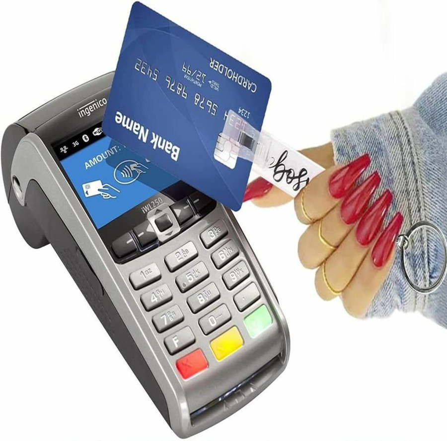 Gigicloud Gigicloud Card Grabber For Long Nails, 5Pcs Atm Card Plastic Clip, Bank Card Grabber Keychain | Card & ID Cases