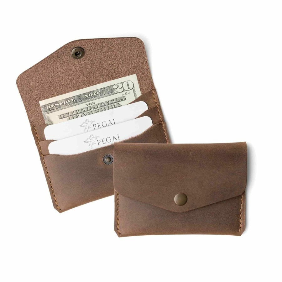 PEGAI Pegai Woman'S Leather Card Holder, Slim Design | Seline (Sand) | Card & ID Cases