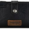 Wrangler Wrangler Small Wallets For Women Leather Slim Bifold Ladies Mini Purse Credit Card Holder,B2B-Wg119-W002Kh | Card & ID Cases