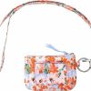 B BRENTANO Brentano Cotton Quilted Id Case Zipper Wallet With Lanyard For Keychain And Neck Holder (Boho Sunflora-R) | Card & ID Cases