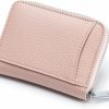 Su.B.dgn Su.B.Dgn Wallet Women, Leather, Card Holder, Rfid Blocking, Coin Holder, Compact Zip Wallet - White | Card & ID Cases