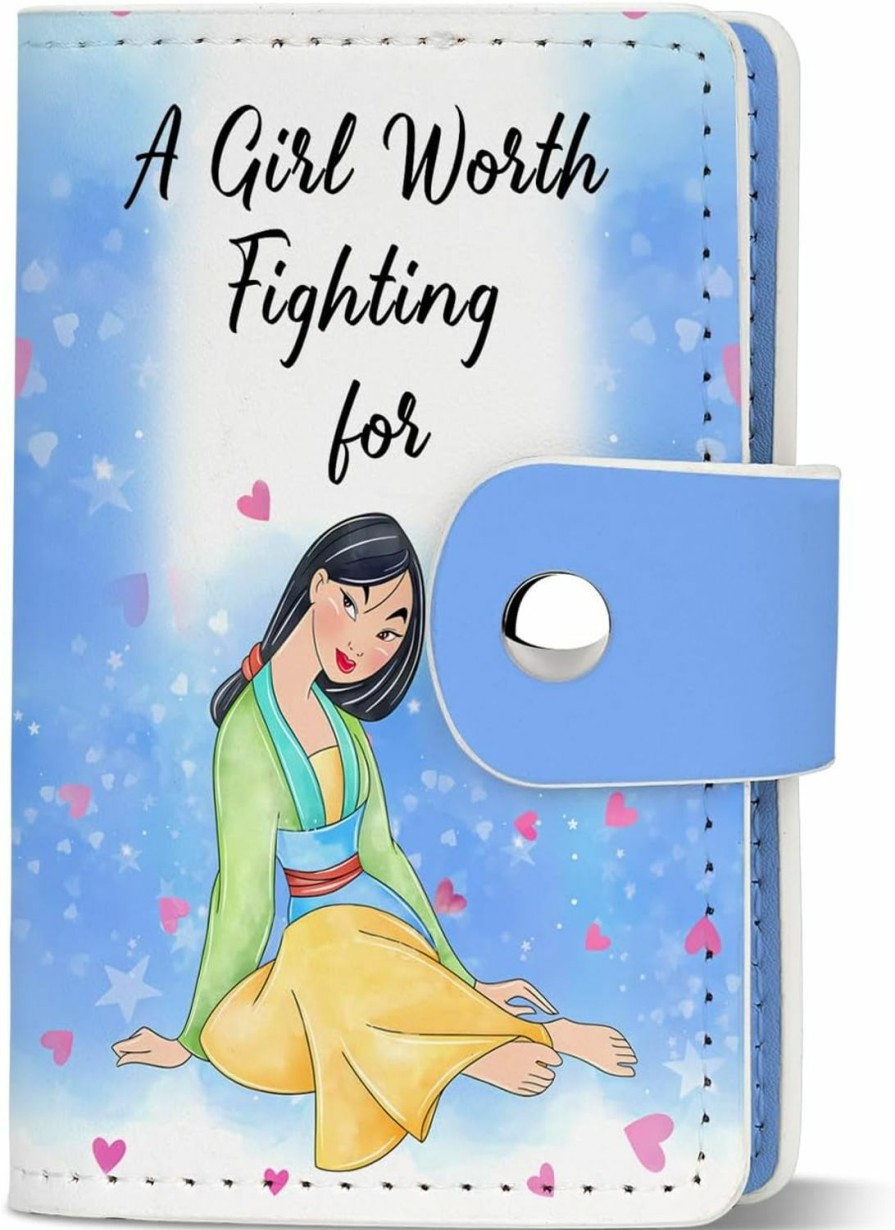 KBVWHW Kbvwhw Cartoon Lover Gift Movie Fans Card Holder Princess Gift Christmas Git For Women (Mulan Ch) | Card & ID Cases