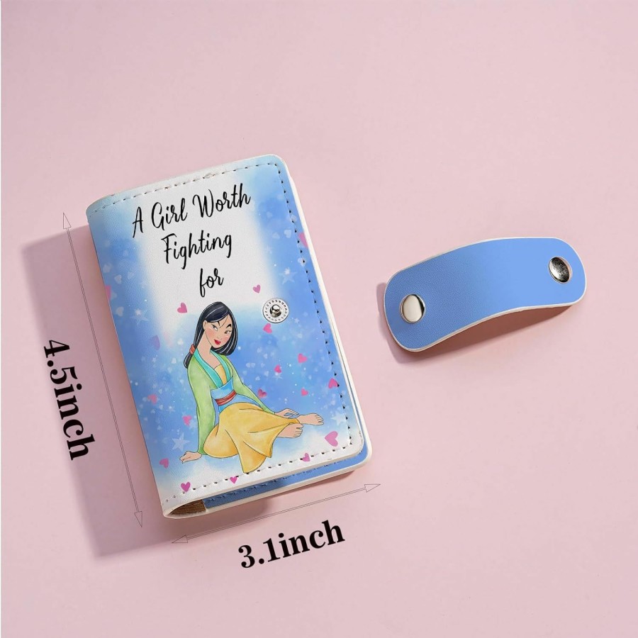 KBVWHW Kbvwhw Cartoon Lover Gift Movie Fans Card Holder Princess Gift Christmas Git For Women (Mulan Ch) | Card & ID Cases