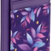 yuanhengli Yuanhengli Credit Card Holder Wallet For Women Slim Minimalist Rfid Blocking Leather Credit Card Holder Wallet Front Pocket (Purple) | Card & ID Cases