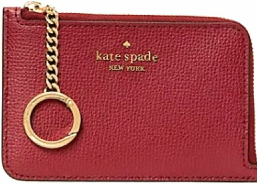 Kate spade new york Kate Spade New York Darcy Medium L-Zip Cardholder Card Wallet In Blackberry Preserve | Card & ID Cases