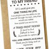 Kwtzkuo Kwtzkuo Best Friend Wallet Engraved Card, To My Bestie Card, Soul Sister Gifts, Best Friend Birthday Card,Friendship Cards For Women,Bestie Birthday Gifts For Women | Card & ID Cases