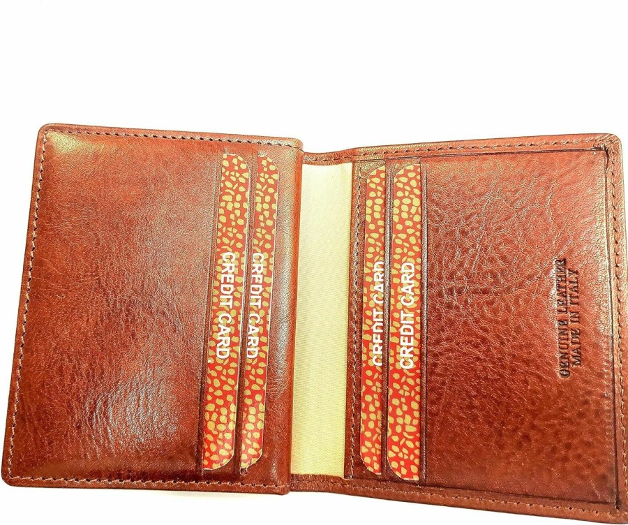 Generic Vera Pelle Card Holder Genuine Italian Leather 6 Cards Made In Italy | Card & ID Cases