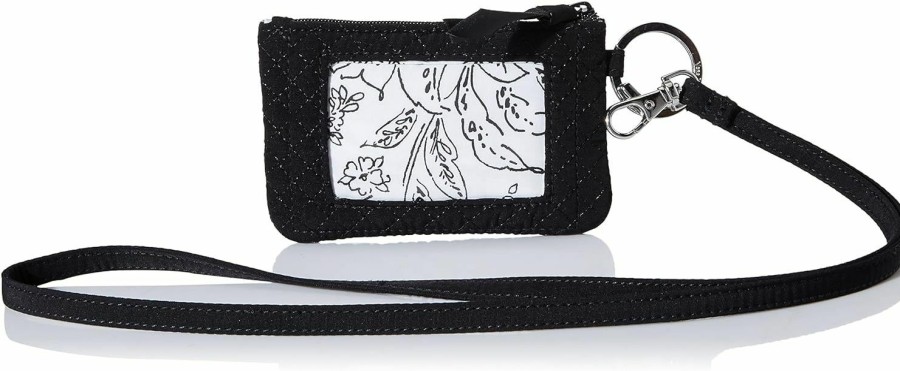 Vera Bradley Vera Bradley Women'S Microfiber Zip Id Case And Lanyard Combo | Card & ID Cases