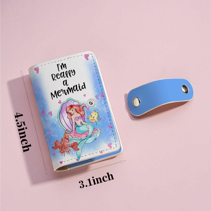 KBVWHW Kbvwhw Cartoon Lover Gift Movie Fans Card Holder Princess Gift Christmas Git For Women (Really Mermaid Ch) | Card & ID Cases