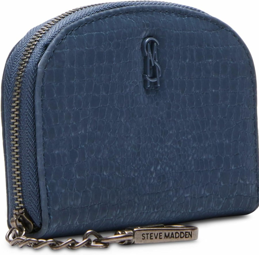 Steve Madden Steve Madden Women'S Bjadez Card Case Wallet, Blue, One Size | Card & ID Cases