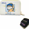 AfitLulu Afitlulu Accordion Credit Card Wallets For Women, Cute Cartoon Style Card Organizer Case 11 Individual Card Slots, Zip-Around Leather Credit Card Holder (Pearl Lady) | Card & ID Cases