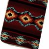 CLOHOMIN Clohomin Southwestern Style Business Card Holders Native American Rfid Blocking Leather Zipper Credit Card Case Indian Mandala Boho Navajo Red Tribal Id Card Holder For Shopping | Card & ID Cases