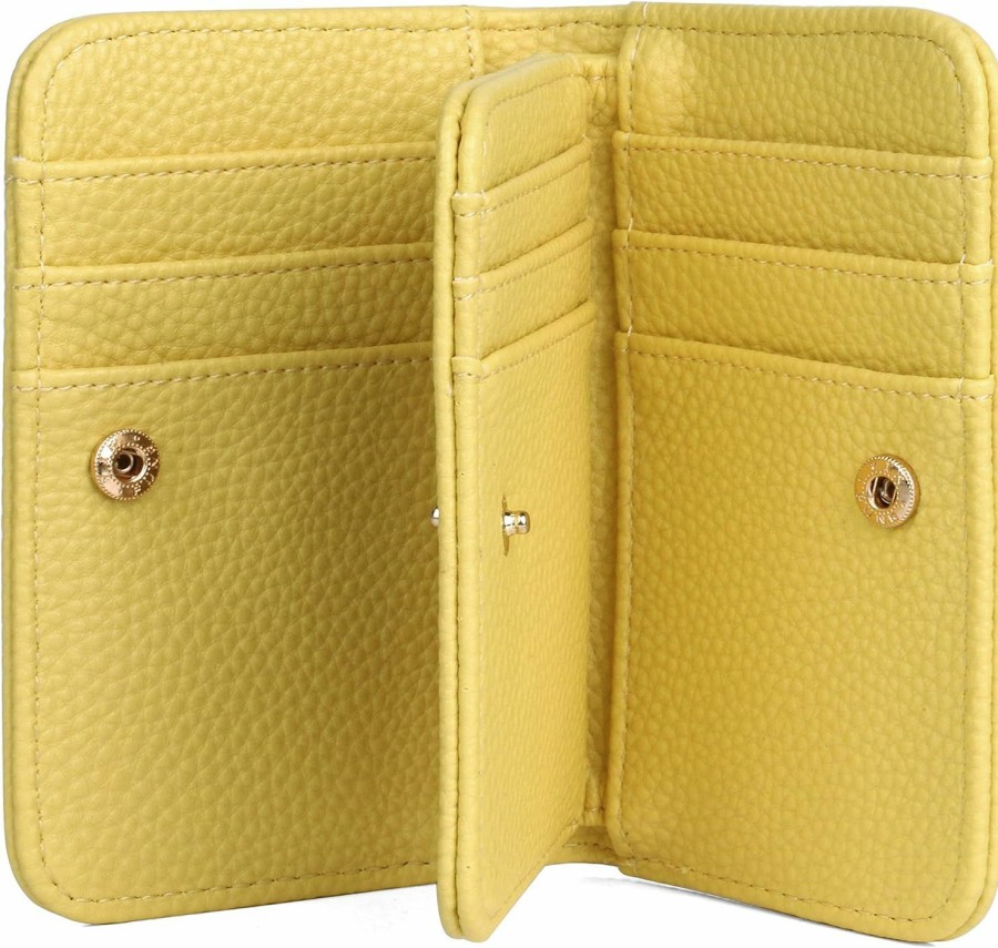 Julia Buxton USA Julia Buxton Solid Pebble Vegan Leather Snap Card Case | Card & ID Cases