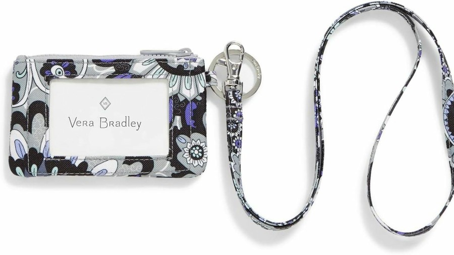 Vera Bradley Vera Bradley Recycled Lighten Up Reactive Zip And Lanyard Combo Id Case | Card & ID Cases