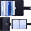 SuperJpsor Superjpsor Slim Minimalist Mini Case Holder Organizer Wallet, Soft Pu Leather Credit Card Holder With 26 Card Slots, For Men And Women'S (Black) | Card & ID Cases