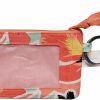 Vera Bradley Vera Bradley Zip Id Case (Rain Forest Lily Coral, One Size) | Card & ID Cases