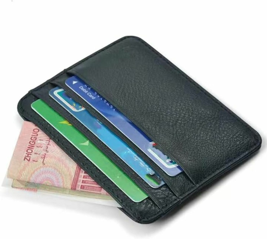 Generic Chasme 2 Pack/Set Compact 7-Slot Credit Card Case Fashion Mini Purse Pu Leather Id Card Driving License Organizer | Card & ID Cases