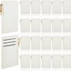 Aliceset Aliceset 20 Pcs Slim Minimalist Wallet Card Holder Bulk Front Pocket Rfid Blocking Wallet With Zipper For Men And Women(White) | Card & ID Cases