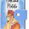 KBVWHW Kbvwhw Cartoon Lover Gift Movie Fans Card Holder Princess Gift Christmas Git For Women (Hakuna Matata Ch) | Card & ID Cases