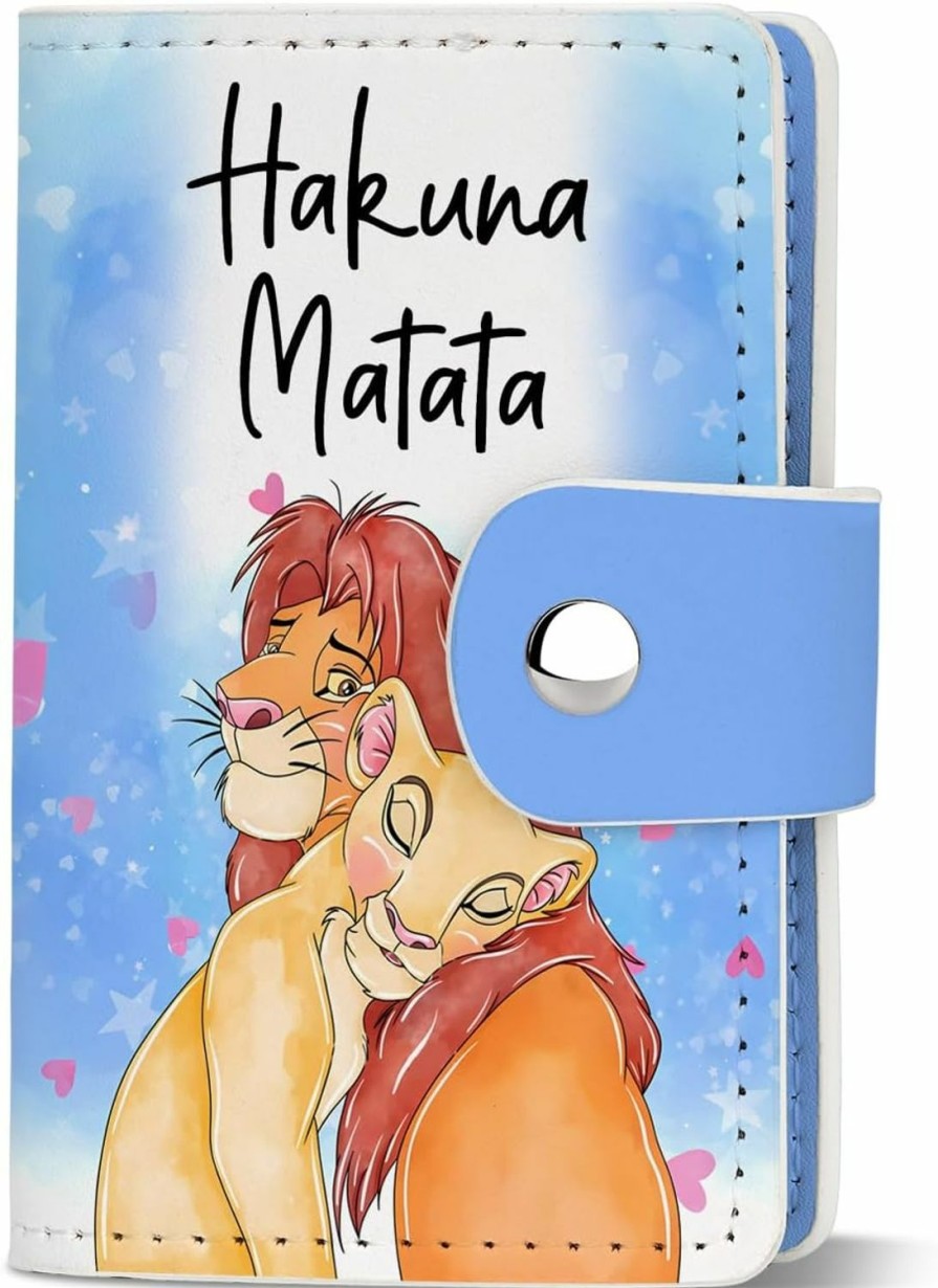 KBVWHW Kbvwhw Cartoon Lover Gift Movie Fans Card Holder Princess Gift Christmas Git For Women (Hakuna Matata Ch) | Card & ID Cases