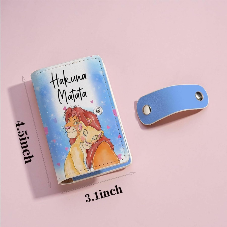 KBVWHW Kbvwhw Cartoon Lover Gift Movie Fans Card Holder Princess Gift Christmas Git For Women (Hakuna Matata Ch) | Card & ID Cases