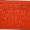 Aphrona Aphrona | Leather 3-Pocket Wallet Slim Card Holder | Leather Card Holder For Men And Women | Leather Card Wallet | Leather Card Case | Luxurious Pocket Slim Card Holder (Orange) | Card & ID Cases