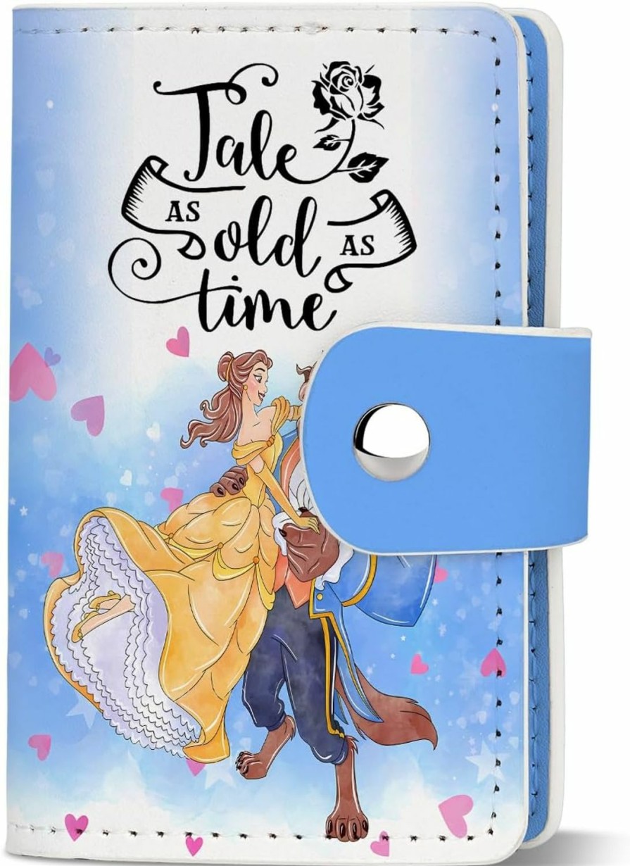 KBVWHW Kbvwhw Cartoon Lover Gift Movie Fans Card Holder Princess Gift Christmas Git For Women (Tale As Old Ch) | Card & ID Cases