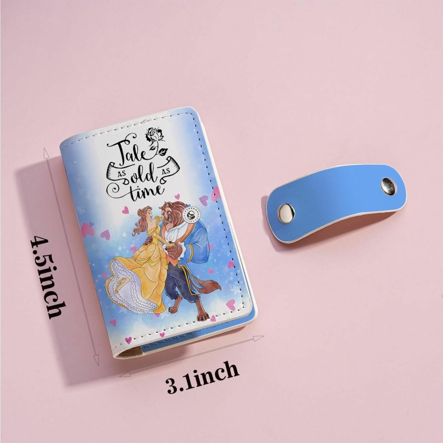 KBVWHW Kbvwhw Cartoon Lover Gift Movie Fans Card Holder Princess Gift Christmas Git For Women (Tale As Old Ch) | Card & ID Cases