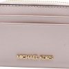 Michael Kors Michael Kors Jet Set Travel Medium Zip Around Card Case Powder Blush | Card & ID Cases