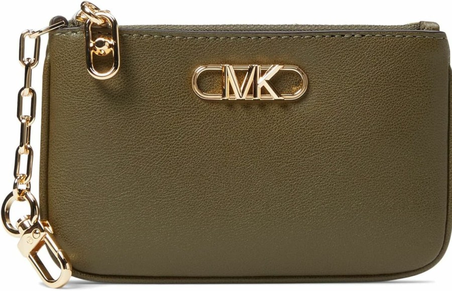 Michael Kors Michael Kors Parker Small Key Card Holder Black One Size | Card & ID Cases