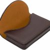 Performore Performore Business Card Holder Brown Pu Leather Business Card Case Pocket Business Card Holders For Men Or Women With Magnetic Closure Holds Up To 30 Cards, Credit Card Case Pocket Holders | Card & ID Cases