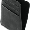 DONBOLSO Donbolso Wallet For Women And Men - Minimalist Business Card Holder - Rfid Blocking Slim Wallets - Thin Credit Card Case With 8 Card Slots - Small Front Pocket Wallet - Grained Nappa Black | Card & ID Cases