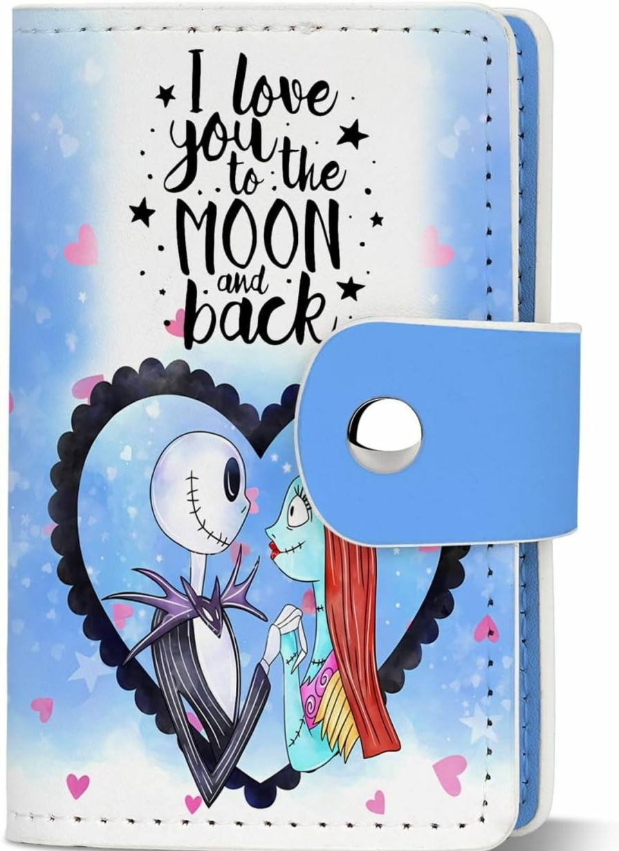 KBVWHW Kbvwhw Cartoon Lover Gift Movie Fans Card Holder Princess Gift Christmas Git For Women (Moon-Jacksally Ch) | Card & ID Cases