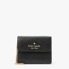 Kate Spade New York Kate Spade New York Madison Saffiano Leather Small Flap Card Case Black | Card & ID Cases