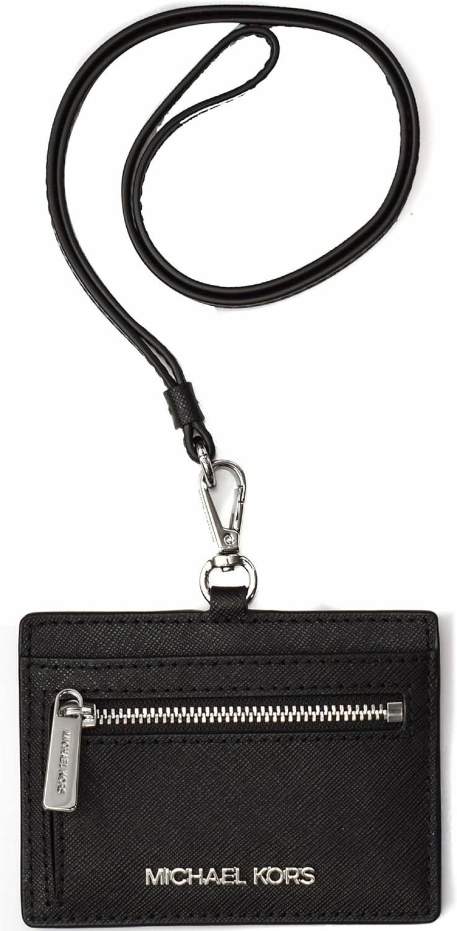 Michael Kors Jet Set Travel Saffiano Leather Card Case Lanyard | Card & ID Cases