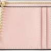 YUANGUNGUN Yuangungun Women'S Leather Credit Card Holder Leather Wallet, Minimalist Card Holder Small Wallet With Coin Pocket, Thin Pocket Wallets With Card Slots (Pink) | Card & ID Cases