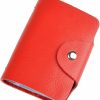 YaJaMa Yajama Credit Card Wallet Small Genuine Leather 26 Slots Card Case Holder Organizer Women Men (Coffee) | Card & ID Cases