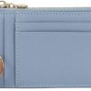 JNJSTELLA Jnjstella Genuine Leather Card Case Holder Pocket Keychain Wallet Coin Purse For Women Girls (Sky Blue) | Card & ID Cases