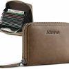 Adenpvn Adenpvn Minimalist Leather Credit Card Holder For Men&Women ,Coin Purse,Rfid Zipper Card Case Wallet | Card & ID Cases