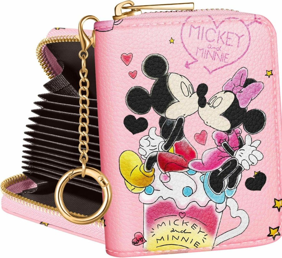 Mulafnxal Mulafnxzl Credit Card Holder Wallet For Teen Girls Women Cute Cartoon Leather Accordion Wallets For Kids Boys Female Small Multi Rfid Cardholder Purse Cool Aesthetic Print Cartera Zipper,Weini | Card & ID Cases