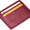 EASTNIGHTS Eastnights Credit Card Holder Slim Wallet Leather Minimalist Wallet With Id Window | Card & ID Cases