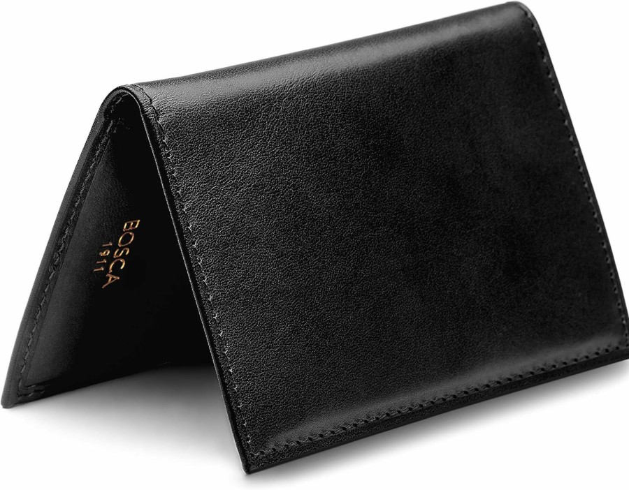 Bosca Bosca Old Leather 8 Pocket Credit Card Case Black | Card & ID Cases