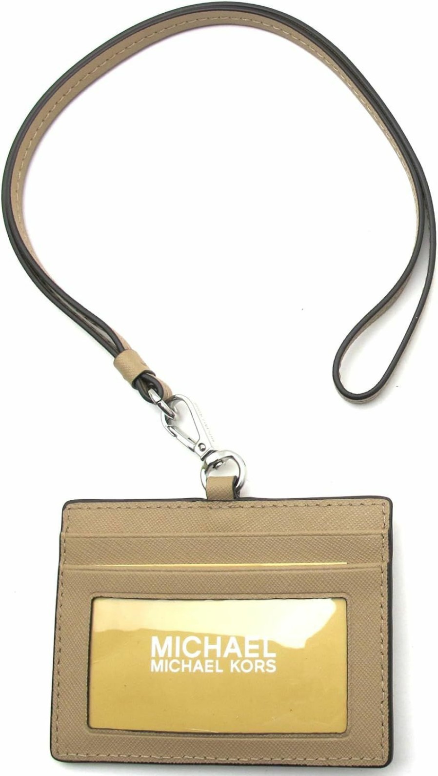 Michael Kors Jet Set Travel Saffiano Leather Card Case Lanyard | Card & ID Cases