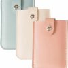 SIGNSOT Signsot Cardcarie - Personalized Pull-Out Card Organizer, Personalized Snap Closure Leather Organizer Pouch, Stackable Pull-Out Card Holder, Snap Pouch For Purse Pull Out Card Holder (4Pcs) | Card & ID Cases