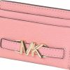 Michael Kors Michael Kors Women'S Reed Large Pebbled Leather Card Case In Primrose | Card & ID Cases